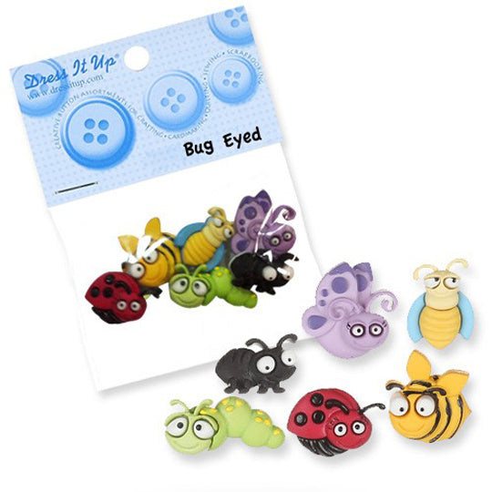 Dress It Up Patlak Gözlü Dekoratif Düğme - 6551